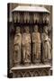 Statues of the Apostles, 1278, Detail from the Door of Tarragona Cathedral-null-Stretched Canvas