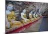 Statues of the Buddha at the Kawgun Buddhist Cave-Tuul-Mounted Photographic Print