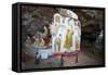 Statues of the Buddha at the Kawgun Buddhist Cave-Tuul-Framed Stretched Canvas