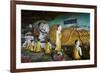 Statues of the Buddha at the Kawgun Buddhist Cave-Tuul-Framed Photographic Print