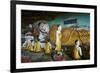 Statues of the Buddha at the Kawgun Buddhist Cave-Tuul-Framed Photographic Print