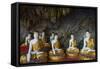Statues of the Buddha, Saddar Cave, Near Hpa-An, Karen State, Myanmar (Burma), Asia-Tuul-Framed Stretched Canvas