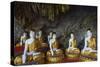 Statues of the Buddha, Saddar Cave, Near Hpa-An, Karen State, Myanmar (Burma), Asia-Tuul-Stretched Canvas