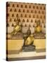 Statues of the Buddha, Wat Si Saket, Vientiane, Laos, Indochina, Southeast Asia, Asia-Richard Maschmeyer-Stretched Canvas