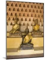 Statues of the Buddha, Wat Si Saket, Vientiane, Laos, Indochina, Southeast Asia, Asia-Richard Maschmeyer-Mounted Photographic Print