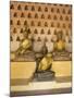 Statues of the Buddha, Wat Si Saket, Vientiane, Laos, Indochina, Southeast Asia, Asia-Richard Maschmeyer-Mounted Photographic Print