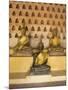 Statues of the Buddha, Wat Si Saket, Vientiane, Laos, Indochina, Southeast Asia, Asia-Richard Maschmeyer-Mounted Photographic Print