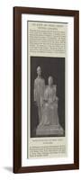 Statues of the Queen and Prince Consort at Lancaster-null-Framed Giclee Print