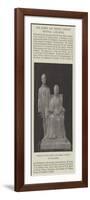 Statues of the Queen and Prince Consort at Lancaster-null-Framed Giclee Print