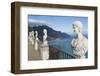 Statues on Belvedere of Infinity at the Villa Cimbrone-Martin Child-Framed Photographic Print