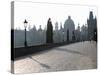 Statues on Charles Bridge, Old Town, Prague, Czech Republic-Martin Child-Stretched Canvas