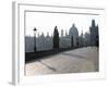 Statues on Charles Bridge, Old Town, Prague, Czech Republic-Martin Child-Framed Photographic Print