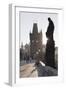 Statues on Charles Bridge-Markus Lange-Framed Photographic Print