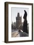 Statues on Charles Bridge-Markus Lange-Framed Photographic Print