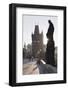 Statues on Charles Bridge-Markus Lange-Framed Photographic Print