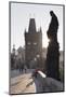 Statues on Charles Bridge-Markus Lange-Mounted Photographic Print