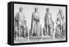 Statues on Holborn Viaduct, City of London, 1869-null-Framed Stretched Canvas