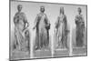 Statues on Holborn Viaduct, City of London, 1869-null-Mounted Giclee Print