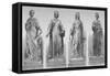 Statues on Holborn Viaduct, City of London, 1869-null-Framed Stretched Canvas