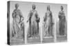 Statues on Holborn Viaduct, City of London, 1869-null-Stretched Canvas