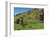 Statues on Isla De Pascua. Rapa Nui. Easter Island-Vladimir Krupenkin-Framed Photographic Print