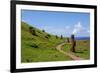 Statues on Isla De Pascua. Rapa Nui. Easter Island-Vladimir Krupenkin-Framed Photographic Print