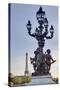 Statues on Pont Alexandre Iii with the Eiffel Tower in the Background, Paris, France, Europe-Julian Elliott-Stretched Canvas