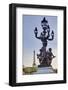 Statues on Pont Alexandre Iii with the Eiffel Tower in the Background, Paris, France, Europe-Julian Elliott-Framed Photographic Print