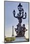 Statues on Pont Alexandre Iii with the Eiffel Tower in the Background, Paris, France, Europe-Julian Elliott-Mounted Photographic Print
