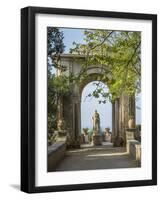 Statues on the Infinity Terrace-Angelo Cavalli-Framed Photographic Print