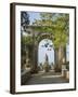 Statues on the Infinity Terrace-Angelo Cavalli-Framed Photographic Print