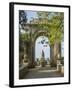 Statues on the Infinity Terrace-Angelo Cavalli-Framed Photographic Print