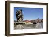 Statues on the Old Main Bridge,Wurzburg, Bavaria, Germany, Europe-Robert Harding-Framed Photographic Print