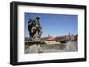 Statues on the Old Main Bridge,Wurzburg, Bavaria, Germany, Europe-Robert Harding-Framed Photographic Print