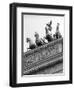 Statues on Top of Brandenburg Gate-Murat Taner-Framed Photographic Print