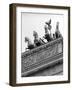 Statues on Top of Brandenburg Gate-Murat Taner-Framed Photographic Print