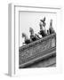 Statues on Top of Brandenburg Gate-Murat Taner-Framed Photographic Print