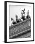 Statues on Top of Brandenburg Gate-Murat Taner-Framed Photographic Print