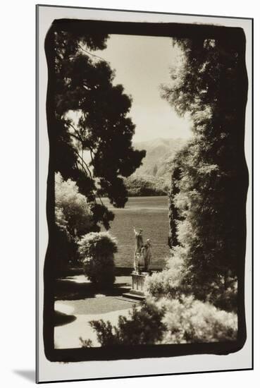 Statues regarding Lake Como-Theo Westenberger-Mounted Photographic Print