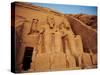 Statues, the Greater Temple, Abu Simbel, Egypt-Miva Stock-Stretched Canvas