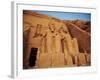 Statues, the Greater Temple, Abu Simbel, Egypt-Miva Stock-Framed Photographic Print