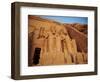 Statues, the Greater Temple, Abu Simbel, Egypt-Miva Stock-Framed Photographic Print