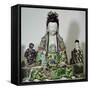 Statuette Chinese of Kuan-Yin, 17th century-Unknown-Framed Stretched Canvas