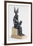 Statuette d'Isis allaitant Horus-null-Framed Giclee Print