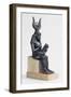 Statuette d'Isis allaitant Horus-null-Framed Giclee Print