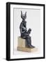 Statuette d'Isis allaitant Horus-null-Framed Giclee Print