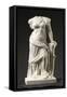 Statuette fragmentaire acéphale: Aphrodite et Eros-null-Framed Stretched Canvas