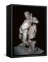 Statuette of a drunken Hercules from the Roman town of Herculaneum. Artist: Unknown-Unknown-Framed Stretched Canvas