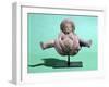 Statuette of a Woman Giving Birth, Given to Pregnant Women for a Successful Delivery-Ptolemaic Period Egyptian-Framed Giclee Print