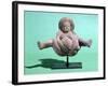 Statuette of a Woman Giving Birth, Given to Pregnant Women for a Successful Delivery-Ptolemaic Period Egyptian-Framed Giclee Print